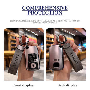 ホンダCRV CR-V 2012 2013 HRVジャズアコードパイロットAcura Spiriorキーシェル2/3ボタンソフトTPUプロテクターカーキーケースカバー - Product Image 3