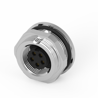 Connecteur étanche IP67 M12 femelle 5 broches à verrouillage frontal, type à souder, 3A 125V, le plus vendu