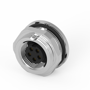 Conector M12 de 5 Pines Tipo Soldadura Más Vendido, Bloqueo Frontal, Impermeable IP67, 3A - Product Image 6