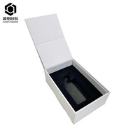Boîte cadeau en papier de luxe magnétique personnalisée en gros, fabriquée avec des matériaux recyclés, avec doublure en éponge et insert en EVA
