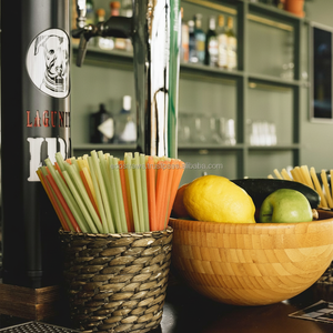 Pajitas de Arroz para Servicio de Alimentos y Bebidas, Solución para Beber sin Plástico y Descomposición Natural - Product Image 1