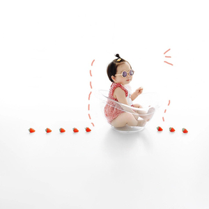 Accesorios <span class=keywords><strong>de</strong></span> Fotografía para Niños, <span class=keywords><strong>Bañera</strong></span> Transparente para Bebés, Niños y Niñas, <span class=keywords><strong>Bañera</strong></span> <span class=keywords><strong>de</strong></span> Leche, Soporte <span class=keywords><strong>de</strong></span> <span class=keywords><strong>Viaje</strong></span> para Bebés, 47*35*27cm - Product Image 5