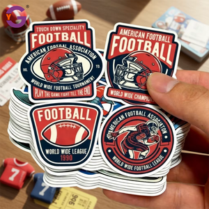 Adesivi in Vinile Impermeabili Personalizzati per Appassionati di <span class=keywords><strong>Calcio</strong></span> e Baseball, Logo per Club di <span class=keywords><strong>Calcio</strong></span>, Adesivi Personalizzati - Product Image 6