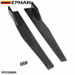 EPMAN Car Universal Black Side Skirt Rocker Splitters Winglet Wings Canard Diffuser EPCQ86BK - Product Image 1