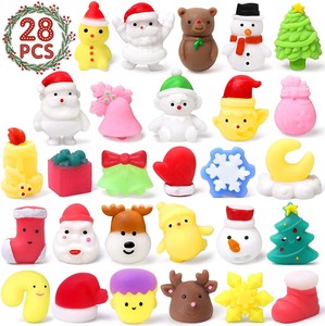 Juguete Antiestrés de Navidad con Diseño de Santa Claus y Árbol de Navidad, de TPR, para Apretar y Pellizcar, para Niños de 5 a 7 Años, Unisex - Product Image 1