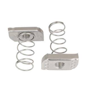 M3 M4 M6 فئة الصف ، من الفولاذ الكربوني ، أزرق أصفر أبيض مجلفن GL قناة الربيع الجوز - Product Image 3
