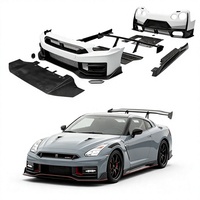 Kit carrosserie large pour Nissan GTR R35, amélioration 2024 Nismo : pare-chocs avant, pare-chocs arrière, jupes latérales, spoiler
