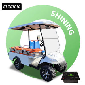 Shininglsv, ambulancia eléctrica, vehículo, buggy médico y carrito de golf con camilla, primeros auxilios, primeros auxilios, emergencia - Product Image 1