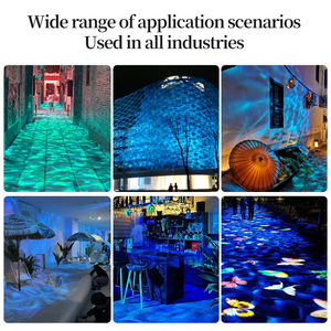 <span class=keywords><strong>Projecteur</strong></span> <span class=keywords><strong>LED</strong></span> d'Extérieur Étanche 40 W à Effet de Vague d'Eau pour Scène, Dispositif de Projection Publicitaire à Effets Spéciaux - Product Image 2