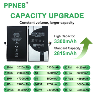 OEM ใหม่0-cycle <span class=keywords><strong>iOS</strong></span> 26ชิ้นส่วนของแท้สำหรับแบตเตอรี่ <span class=keywords><strong>iPhone</strong></span> สำหรับ <span class=keywords><strong>iPhone</strong></span> 12 12 Pro แบตเตอรี่วินิจฉัยแบตเตอรี่ลิเธียมที่ผ่านการรับรอง FCC - Product Image 3