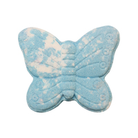 Bombes de bain colorées et bio en forme de papillon, bombes lacrymogènes, mousse de bain, bombes de bain pour enfants, bombes de bain véganes, bombes de bain effervescentes