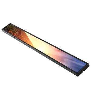 16.4inch Single/Double Sided 1000 1500 2000 Nits LCD Advertising Ad Display Media Player Strip Stretched Bar Screen Digital