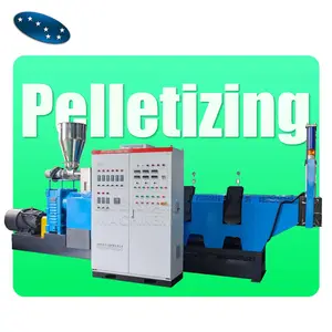 New Plastic Pelletizing Automatic Machine Pellet Making Airsoft Pet Pvc Film Bag For Recycle Nylon Pelletizing Machine