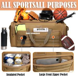 Free sample Custom Professional OEM <b>Field</b> Hockey Bag Embroidery Logo Hockey <b>Equipment</b> Bag Duffel Bags Resistant Polyester Nylon - Product Image 3