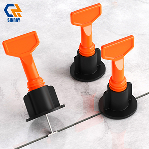 Nouveau lot <span class=keywords><strong>de</strong></span> 50 outils <span class=keywords><strong>de</strong></span> nivellement <span class=keywords><strong>de</strong></span> carreaux réutilisables en PP+métal, 1mm/1,5mm, réglables et modernes pour le carrelage et le nivellement des joints - Product Image 1