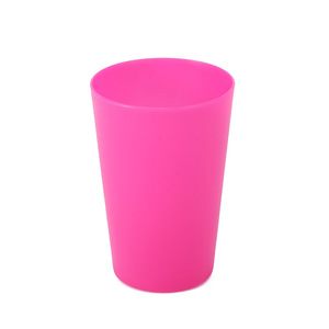 RTS anak-anak 160ML kosong warna-warni mulut lebar permukaan Matte polos plastik dapat ditumpuk cangkir Stadion - Product Image 5