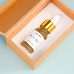 10ml フロストガラス スポイトボトル ゴールドキャップ付き 化粧品・スキンケア製品用エッセンシャルオイル・美容液容器 カスタムボックス入り - Product Image 3