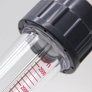 Misuratore di portata del liquido per acqua e liquidi collegamento del filo rotametro in plastica OEM personalizzabile per la misurazione del fluido di applicazione - Product Image 4