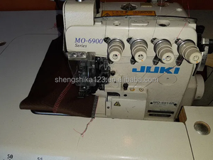 Machine à coudre <span class=keywords><strong>surjeteuse</strong></span> à double aiguille à cinq fils à alimentation différentielle haute vitesse Jukis MO-6914R d'occasion - Product Image 2