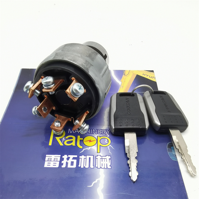 Original Excavator DX225LC DH220-5 DH220-7 Ignition Starter Switch 301419-00106 K1001858A