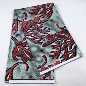 Nouveau <span class=keywords><strong>Tissu</strong></span> <span class=keywords><strong>Wax</strong></span> Ankara Authentique Garanti 100% Original avec Pierres Grandes pour Robe, <span class=keywords><strong>Tissu</strong></span> <span class=keywords><strong>Africain</strong></span> en Coton, 6 Yards - Product Image 5