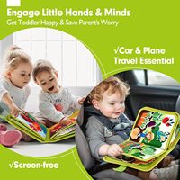 Livre de calme Montessori Sensory Polyester Farm sur le thème des animaux pour l'apprentissage précoce des jouets éducatifs pour les 3 + ans