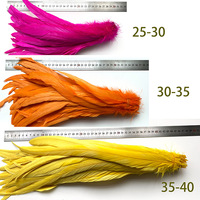 Plumes de coq en gros 30-35 cm, plumes de queue de coq pour artisanat DIY, décorations de costumes de carnaval et de festival de samba
