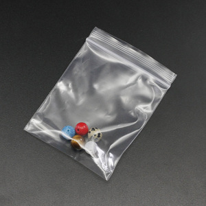 Bolsas de plástico transparentes con cierre resellable para embalaje de joyería, material de polietileno de varios tamaños - Product Image 3