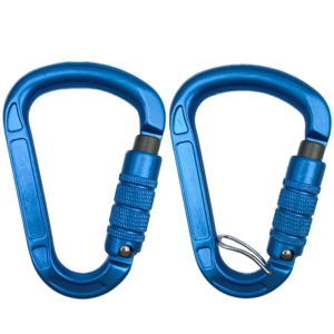 CLIWIZ <span class=keywords><strong>HMS</strong></span> Belay Triat Safelock <span class=keywords><strong>Mousqueton</strong></span> en aluminium personnalisé 22kN <span class=keywords><strong>Mousqueton</strong></span> d'escalade <span class=keywords><strong>Mousqueton</strong></span> SGM7122TN3S - Product Image 3