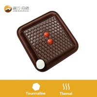 Coussin chauffant en pierre thermique marron café Jiwan Lejia, personnalisé pour la relaxation et la récupération (vente en gros)
