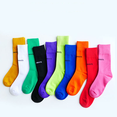 Mysweeby 2021 new products summer female sport socks letter print socks women fashion casual womens socks