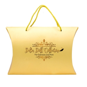 Papel de compromiso personalizado, regalo de vacaciones de oro, zapatos, caja de embalaje de ropa, peluca de pelo plegable, caja de almohada - Product Image 5