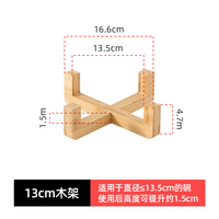 Support surélevé pour gamelles de chat et de chien en bambou écologique, design croisé, avec cadre antidérapant pour bols de nourriture et d'eau