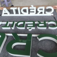 Lettres lumineuses personnalisées avec film épaissi |   Signalétique de chaîne de magasins complexe à haute difficulté