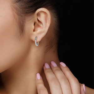 Aros de Oro Sólido de 14K para Mujer, Clásicos, de Alto Brillo, Oro Amarillo, Aros Redondos Pequeños, Joyería Minimalista para Uso Diario, Elegante - Product Image 3