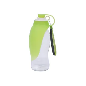 Yeni tasarım yaprak seyahat su şişesi için Pet açık içme kolay kullanım su şişeleri