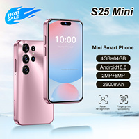 Mini Teléfono Móvil S25 Compacto de 4.0" 480*954, 4+64GB, Cámara HD, Versión Global, Red 4G, GPS, Mini Smartphone Android con Doble SIM