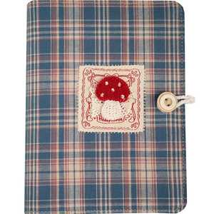 LABON - Diario de Tela con Parches a Cuadros, Recargable, Cuaderno Bordado, Agenda con Cubierta de Tela, Planificador de Viajes, <span class=keywords><strong>Libro</strong></span> A5 A6, Regalo para Ella - Product Image 4