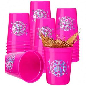 Vasos Reutilizables de Plástico de 16 oz para Despedida de Soltera, Ideales para Fiestas con Temática Disco - Product Image 3