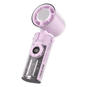 Xách tay LED hiển thị lạnh Băng nén có thể sạc lại mini cầm tay fan hâm mộ tốc độ cao mạnh mẽ 20000 + RPM USB mát cầm tay fan hâm mộ - Product Image 5