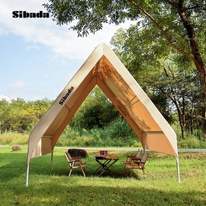Gazebo Pubblicitario per Esposizioni Esterne Sibada, Dimensioni Personalizzabili, Tessuto Impermeabile in Poliestere 600D, Telaio in Acciaio Zincato, Movibile - Product Image 2