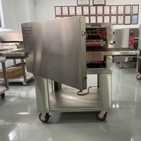 Máquina para cocinar pizza de velocidad variable, horno de túnel con flujo de aire impulsado