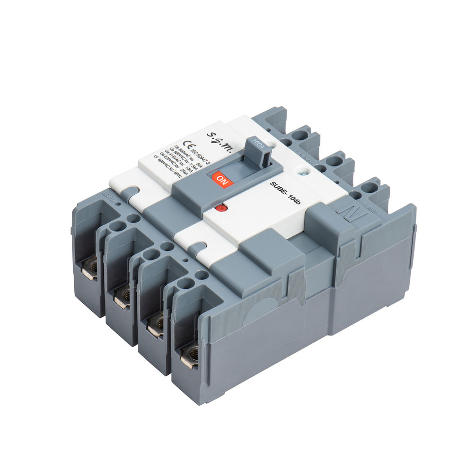 SUBE-104B 4 Pole Puffer Assisted Self-Quenching MCCB Moulded Case ...