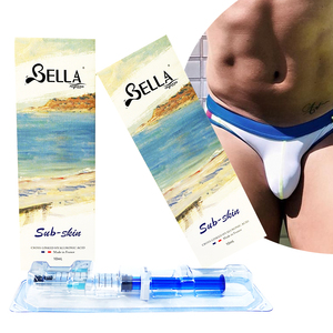 Bella 10ml Gel Derm Deep Subskin Filler HA 24mg pour le visage/les lèvres/les yeux/les joues/le nez, non-épaississant, résultats durables - Product Image 5