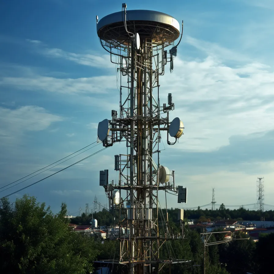 Galvanizado 30M Internet Wi-fi Mesh Telecom Signal Torres de comunicación inalámbrica