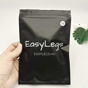 Bolsas de Embalaje de Papel de Aluminio con Cierre de Cremallera, Color Negro Mate Plateado, para Almacenamiento de Alimentos Doypack Mylar - Product Image 1