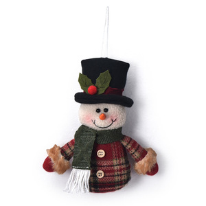 Handmade Retro <b>Christmas</b> Tree Decorations Hanging Ornaments with Santa Claus Snowman & Reindeer Gifts and Toys - Product Image 5