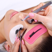 Support pour Extension de Cils en Gel Doux Réutilisable Support de Colle pour Cils Palette
