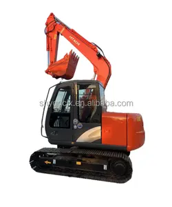 Obral Besar Ekskavator Hitachi Zx70 Bekas Jepang Ekskavator Hidrolik Crawler 7Ton 6Ton Ekskavator Bekas Mini untuk Dijual Sangat Murah