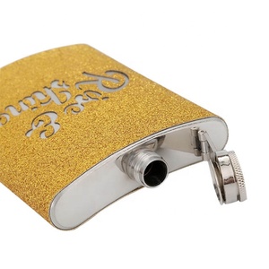 7Oz Thép Không Gỉ Màu Hồng Da Túi Lấp Lánh <span class=keywords><strong>Hip</strong></span> <span class=keywords><strong>Flask</strong></span> - Product Image 6